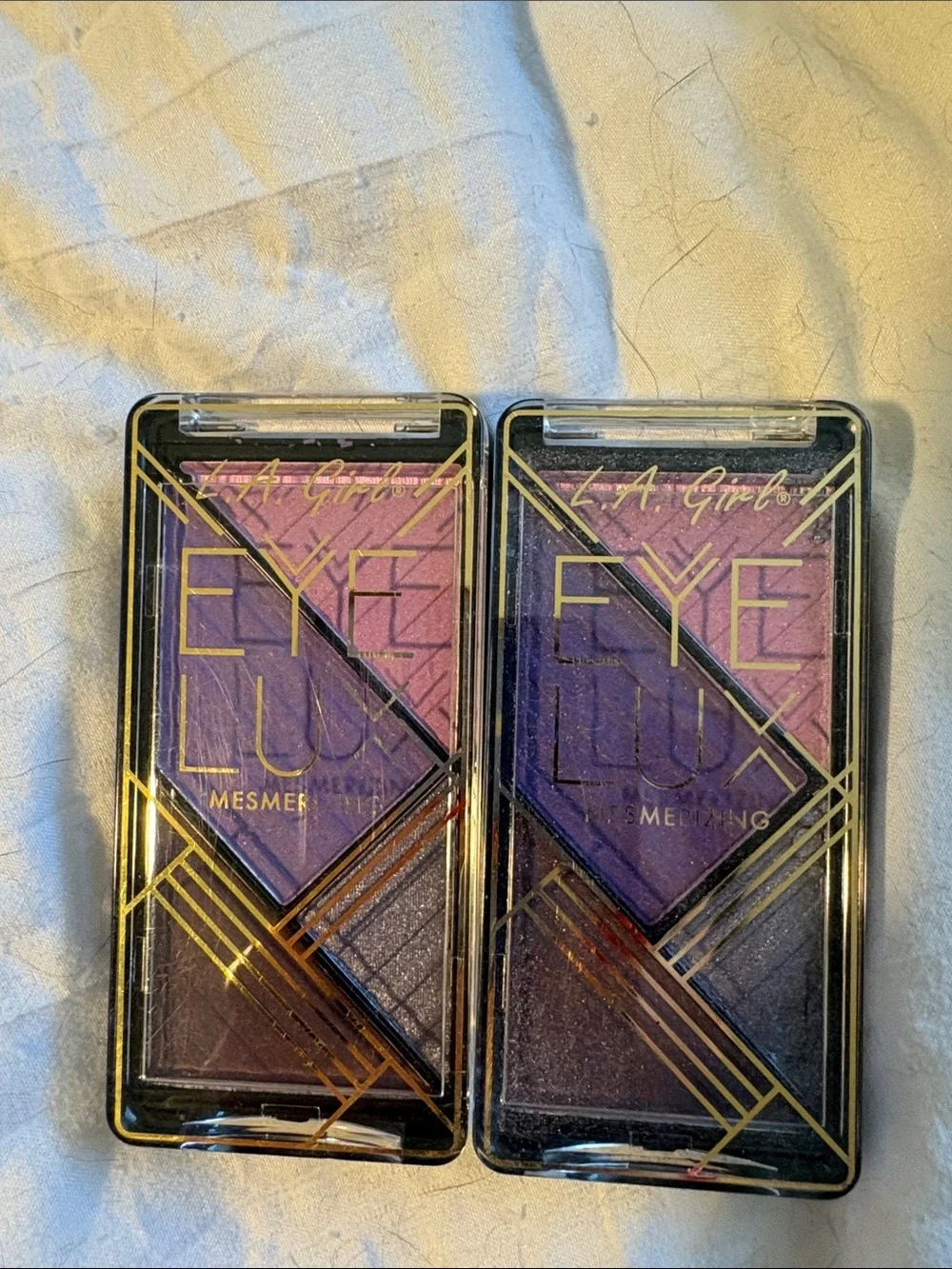 LA Girl Eye Lux Mesmerizing Eyeshadow Palette - qty 2 in “glamorize”